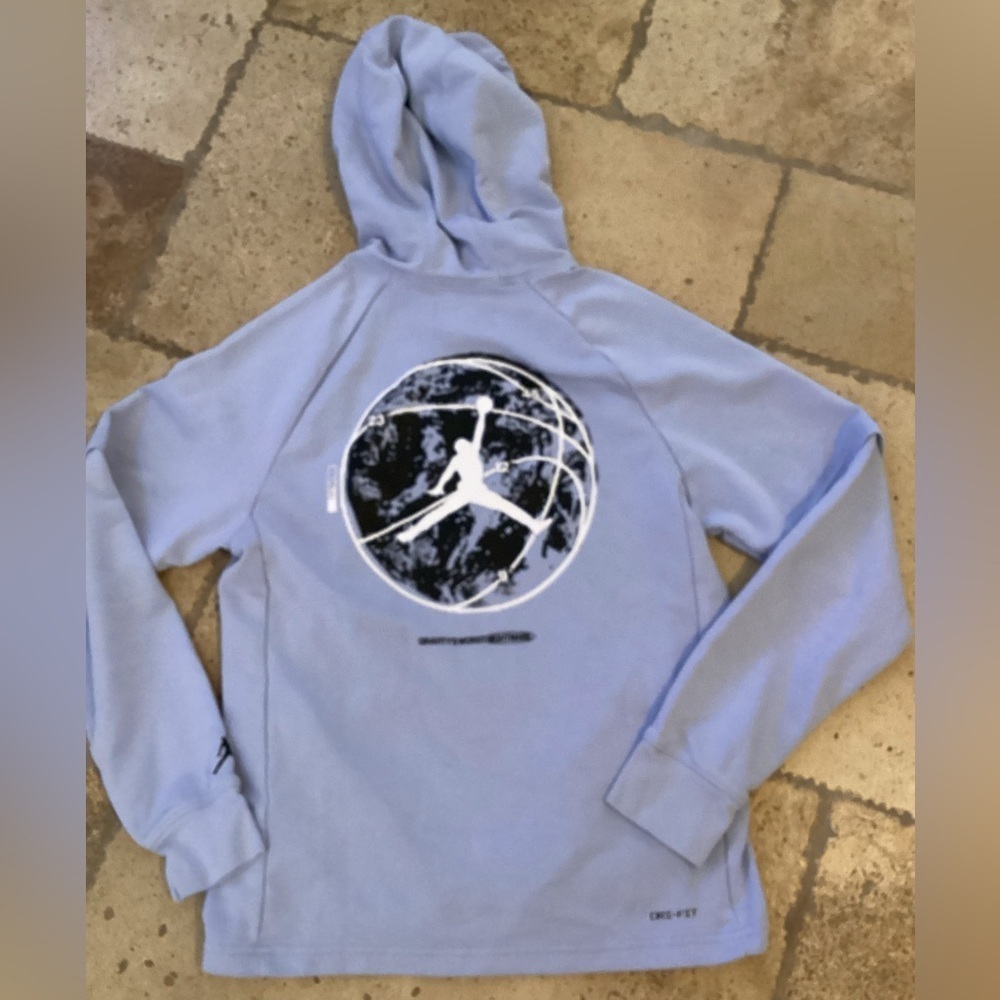 Nike Jordan Hoodie Shirt Top Pullover Graphic Fleece Sport  Men's Size S - Picture 3 of 4